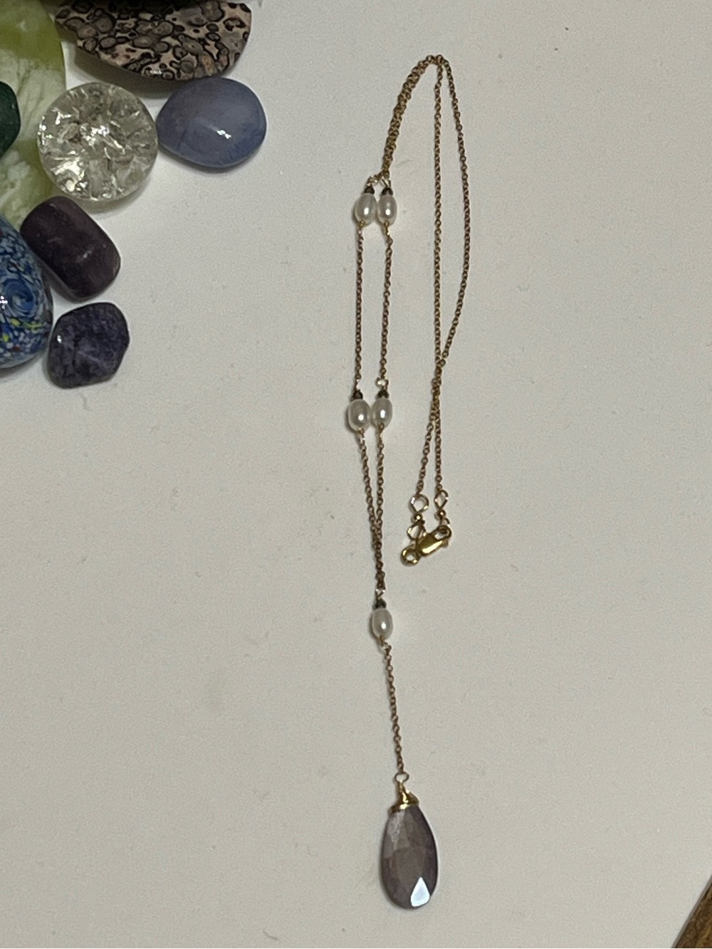 14K GF Lariat Necklace